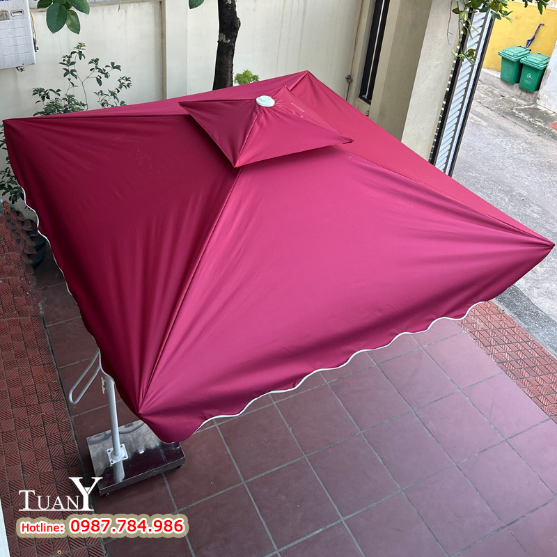 Dù lệch tâm vuông 2,5m x 2,5m - Ảnh 4