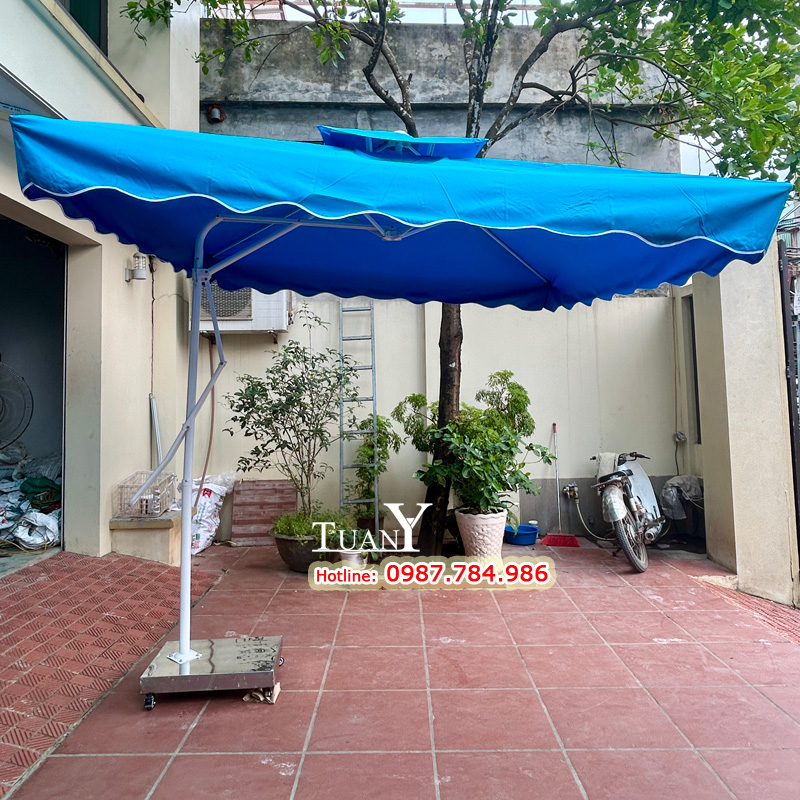 Dù lệch tâm vuông 2,5m x 2,5m - Ảnh 3